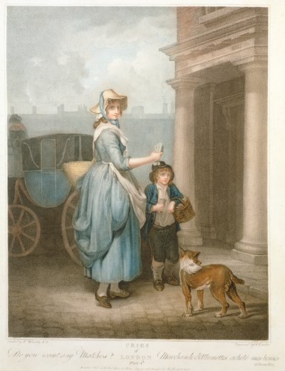 アンソニーカードン（1772-1813）によって刻まれた「ロンドンの叫び」のプレート4、パブ。 Colnaghi und Co.、1794年（点描彫刻） 作： Francis Wheatley